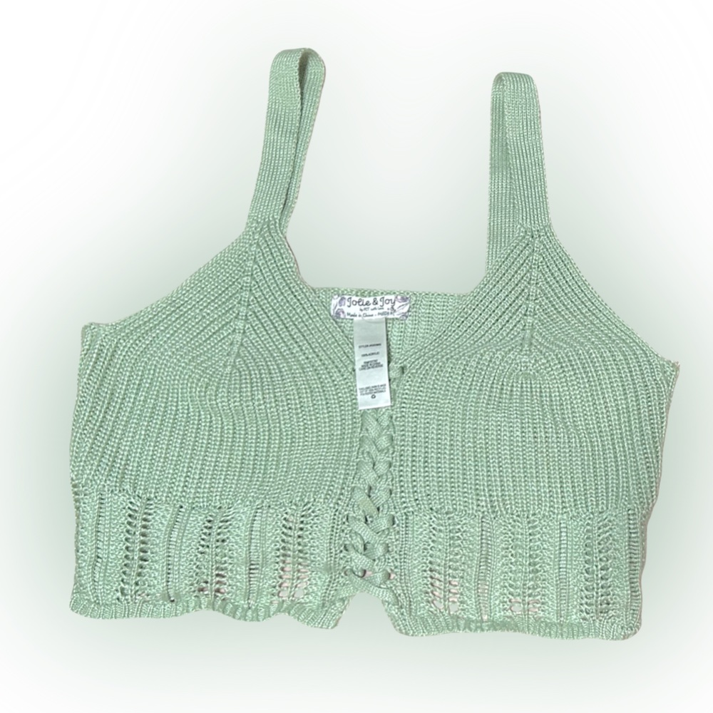 Jolie & Joy knitted crop top M